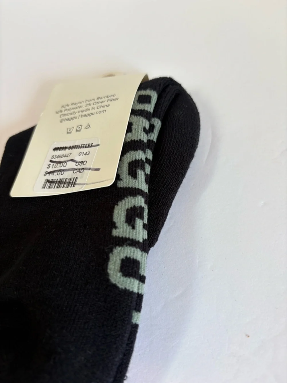 NWT BAGGU Ribbed Socks